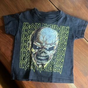 Kids Iron Maiden band t shirt